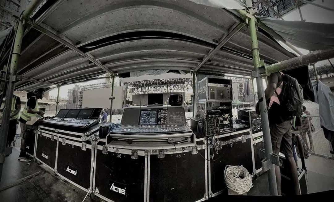 FOH and lighting cases