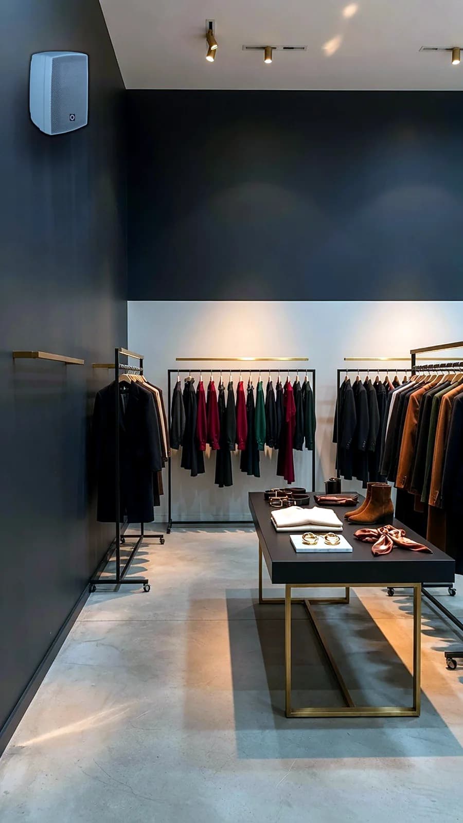 Visualisation: an SSOUNDS P6T in a fashion store